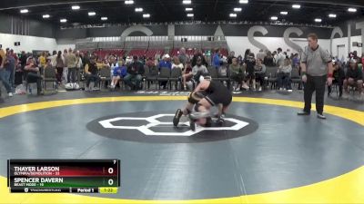 159 lbs 2nd Wrestleback (8 Team) - Spencer Davern, Beast Mode vs Thayer Larson, Olympia/Demolition