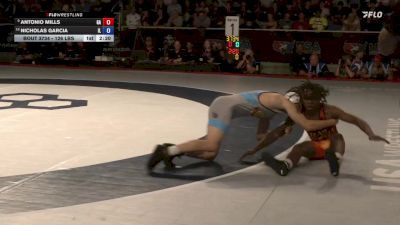 126 lbs 1st Place Match - Antonio Mills, GA vs Nicholas Garcia, IL