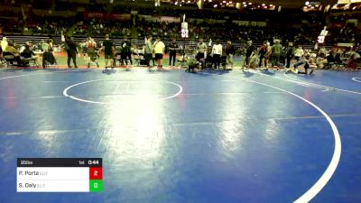 95 lbs Quarterfinal - Parker Porta, Elite NJ vs Sean Daly, Elite Wrestling