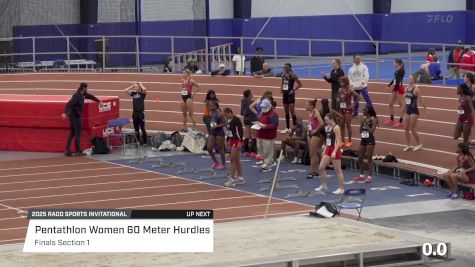 Women's 60m Hurdles Pentathlon, Finals 1