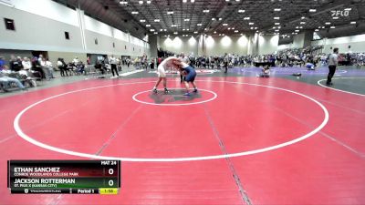 215 lbs Champ. Round 2 - Jackson Rotterman, St. Pius X (Kansas City) vs Ethan Sanchez, Conroe Woodlands College Park