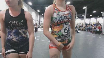 135 lbs Rr Rnd 3 - Kaylee Dayhoff, PA West Yellow - GK12E vs Madison Watts, Mat Demon Girls Blue - GK12E