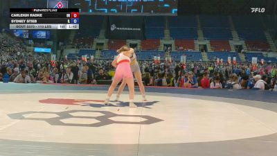 110 lbs Cons. Rd Of 64 - Carleigh Radke, OR vs Sydney Stieb, IL