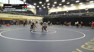197 lbs Cons. Semi - Leo Ramiez, Lemoore College vs Nelson Ramirez, Cerritos College
