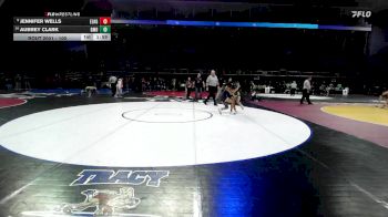 100 lbs Champ. Round 1 - Jennifer Wells, Elk Grove vs Aubrey Clark, Grace M Davis