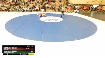 157 lbs Cons. Round 1 - Carson Hollis, UW-Stevens Point vs Jordan Hodge, Wabash