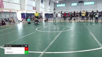 65-J lbs 5th Place - Xavier Ruffin, MI vs Patton Boomer, MI