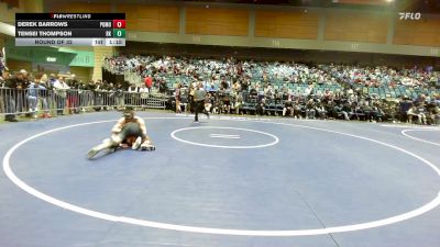 150 lbs Round Of 32 - Derek Barrows, Pomona vs Tensei Thompson, Bishop Kelly