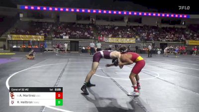 149 lbs Consi Of 32 #2 - Armando Martinez, Southern Cal vs Ramsey Heilbron, Texas A&M