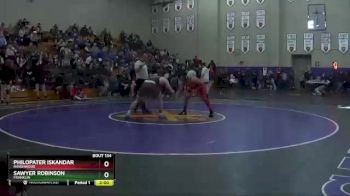 182 lbs Champ. Round 2 - Sawyer Robinson, Franklin vs Philopater Iskandar, Ravenwood