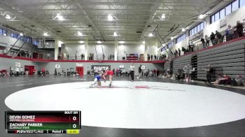 133 lbs Champ. Round 3 - Zachary Parker, Glenville State vs Devin Gomez, Western Colorado