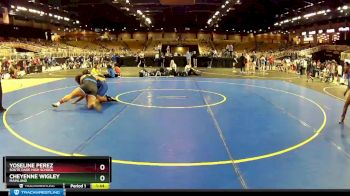 235 lbs Semifinal - Cheyenne Wigley, Mainland vs Yoseline Perez, Soute Dade High School