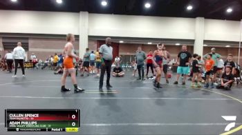 140 lbs Semis & 1st Wrestleback (8 Team) - Adam Phillips, Steel Valley Wrestling Club vs Cullen Spence, Team Palmetto