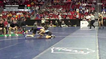 2A-144 lbs Quarterfinal - Owen Henriksen, Alburnett vs Jaxson Lundgren, North Fayette Valley