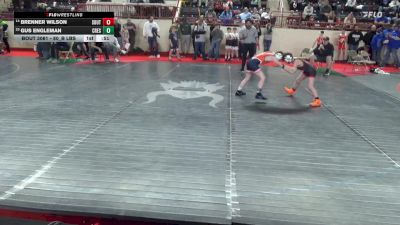 80_B lbs Semifinal - Brenner Wilson, South Western vs Gus Engleman, Crestwood