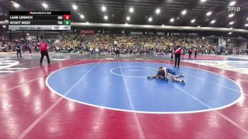 90 lbs Cons. Round 2 - Lane Lennick, Gorilla Wrestling Club vs Wyatt West, Pierre Wrestling Club