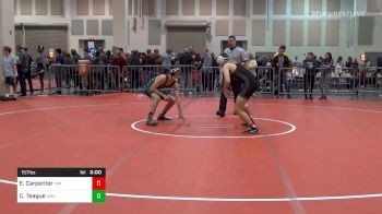 Consolation - Ethan Carpenter, Virginia Military Institute vs Colby Teague, University Of Mount Olive