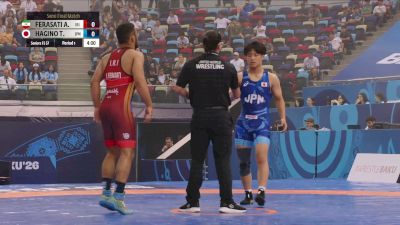 80 kg 1/2 Final - Amirali Mohammad Ferasati, Iran vs Takahiro Hagino, Japan