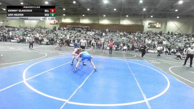 132 lbs Final - Johnny Glascock, Wells Jr Wrestling vs Levi Heater, Nevada Elite WC