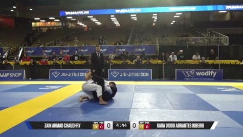 Kaua Diogo Abrantes Ribeiro vs Zain Ahmad Chaudhry 2026 Pan Jiu Jitsu IBJJF Championship