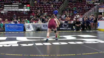 142 lbs Consi 3 - Michelle Yakupova, Abington-G vs Josephine Dollman, Norwin-G