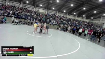 285 lbs Quarterfinal - Easton Thornley, Emery vs Alex Hansen, Orem