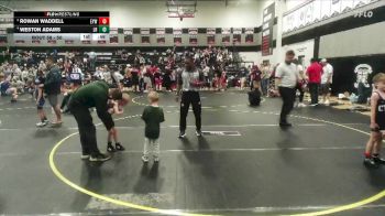 50 lbs Round 5 - Rowan Waddell, Cobra Wrestling Club vs Weston Adams, LWC: Raiders