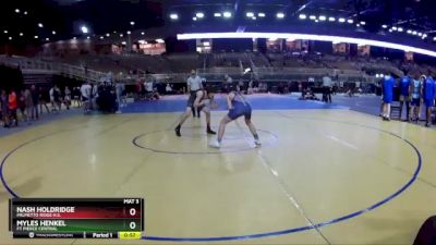 120 lbs Cons. Round 2 - Nash Holdridge, Palmetto Ridge H.S. vs Myles Henkel, Ft Pierce Central