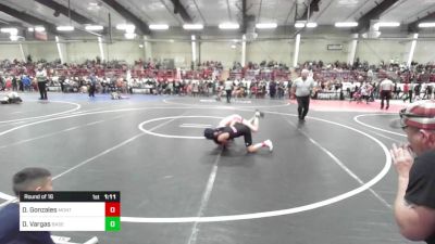 101 lbs Round Of 16 - Devehnee Gonzales, Monte Vista Takedown Club vs Damaris Vargas, Basehor Bobcats Wrestling
