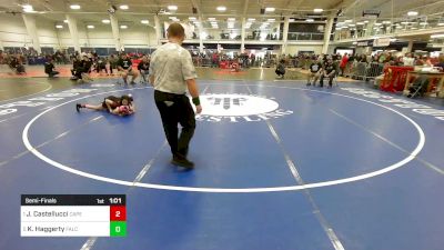 98 lbs Semifinal - Joy Castellucci, Cape Ann vs Kelly Haggerty, Falcons WC