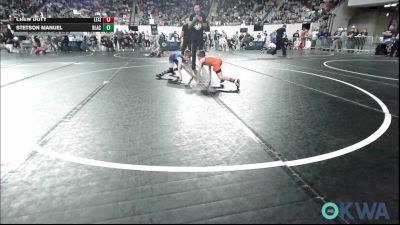 49 lbs Consi Of 8 #2 - Crew Doty, Lexington Wrestling Club vs Stetson Manuel, Blackwell Wrestling Club
