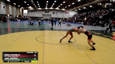 125 lbs Cons. Round 1 - Gabe Sherrell, Pratt Community College vs Diego Camarillo, New Mexico Highlands