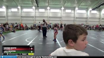 64 lbs Round 2 (3 Team) - Jace Beaston, WV Wild vs Hayden Bostic, 84 Athletes