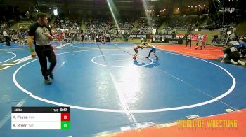 49 lbs Round Of 32 - Knox Payne, Roundtree Wrestling Academy vs Kaine Breen, Thorobred Wrestling Club