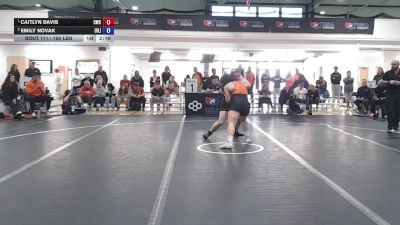 180 lbs 1st Place Match - Caitlyn Davis, Cowgirls Wrestling Club vs Emily Novak, University Of Jamestown
