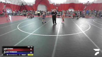 84 lbs Round 1 - Jace Evers, MN vs Blake Mosbach, IL