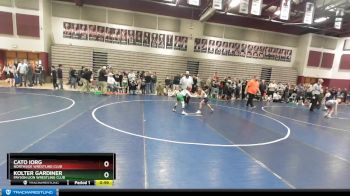 66 lbs Quarterfinal - Cato Iorg, Northside Wrestling Club vs Kolter Gardiner, Payson Lion Wrestling Club