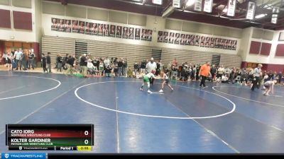 66 lbs Quarterfinal - Cato Iorg, Northside Wrestling Club vs Kolter Gardiner, Payson Lion Wrestling Club