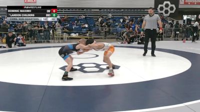 58 lbs Cons. Sub-quarters - Landon Childers, Delta Wrestling Club Inc. vs Dominic Maximo, Cyclones Wrestling & Fitness