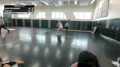 220-234 lbs Round 1 - Sadie Goldsberry, Riverton Middle School vs Maci Alt, Casper Classic Academy