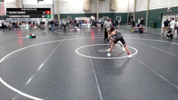 126 lbs Cons. Round 4 - Elijah Nasur, Lincoln Southeast vs Cameron Fisher, Ravenna