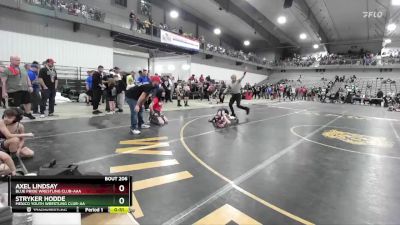 60 lbs Champ. Round 1 - Stryker Hodde, Mexico Youth Wrestling Club-AA vs Axel Lindsay, Blue Pride Wrestling Club-AAA
