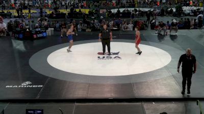 138 lbs Cons 128 #2 - Gavin Garcia, TX vs Carter Sanderson, MT