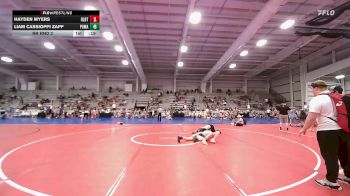 100 lbs Rr Rnd 2 - Hayden Myers, Dueling Bandits vs Liam Cassioppi Zapf, POWA