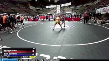 152 lbs Placement Matches (16 Team) - Braden Priest, KCWA vs Paul Johnson, SAWA