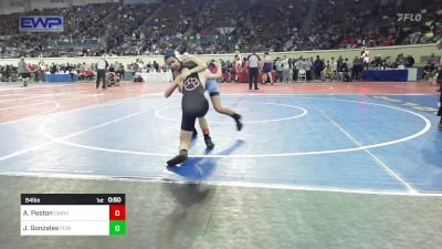 84 lbs Consi Of 32 #2 - Austin Poston, Cashion Wrestling Club vs Jonathon Gonzales, Putnam City West