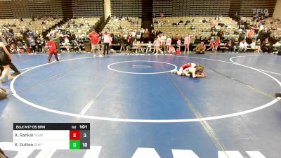 75 lbs Rr Rnd 5 - Addison Rankin, Team Virginia vs Kendyll-Jo Dutton, Centurion Wrestling