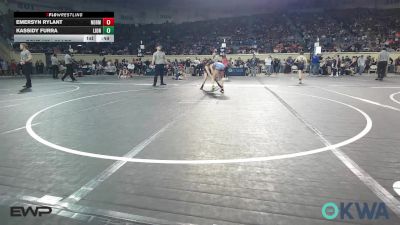 85 lbs Consolation - Emersyn Rylant, Norman Grappling Club vs Kassidy Furra, Lions Wrestling Academy