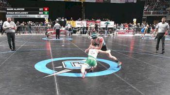 4A 120 lbs Cons. Round 1 - Mark Alarcon, Santa Teresa vs Ethan Mcclaskey, Moriarty