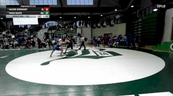 132 lbs 3rd Place Match - Jacob Stewart, Peninsula Catholic vs Teag Saito, Christian Brothers Academy